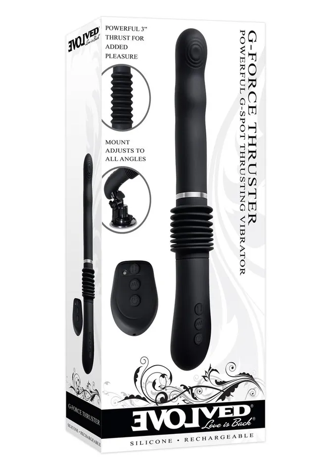 Female Sex Toys Evolved GForce Thruster Silicone Rechargeable Vibrator with Remote Control