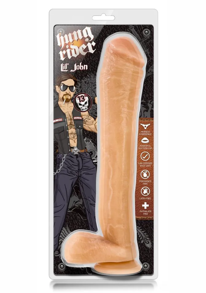 Female Sex Toys Hung Rider Hung Rider Lil John Dildo with Balls