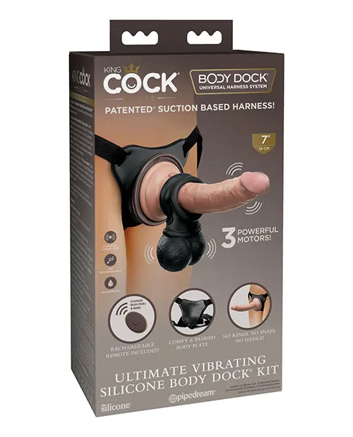 Female Sex Toys Pipedream Products King Cock Elite Vibrating Body Dock Kit Female Sex Toys Pipedream Products King Cock Elite Vibrating Body Dock Kit