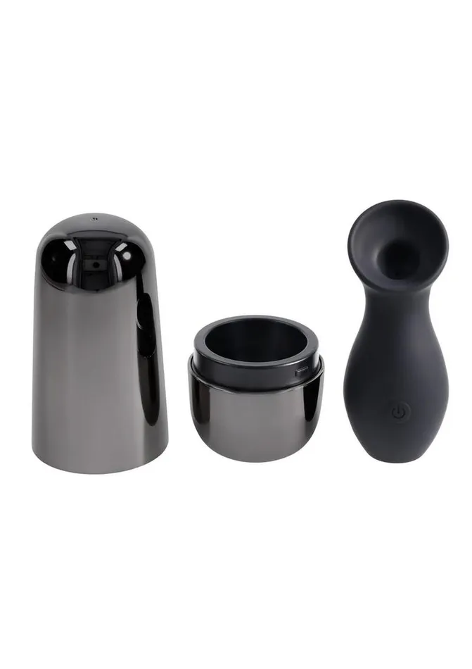Female Sex Toys Playboy Playboy The Jet Set Sucking Rechargeable Silicone Clitoral Stimulator