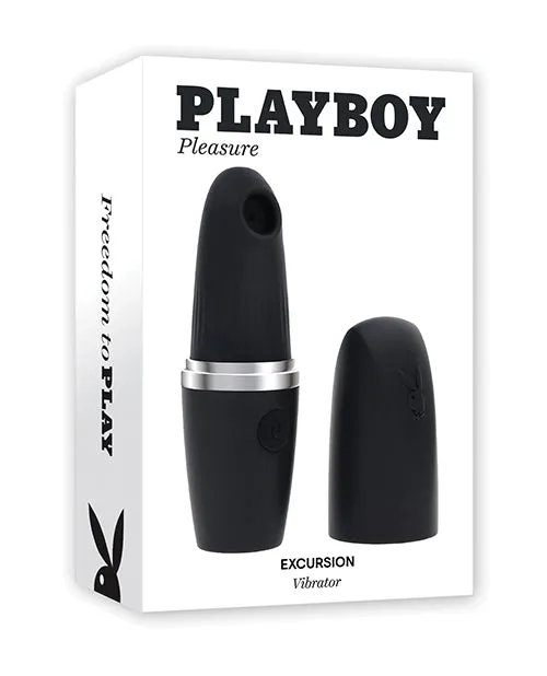 Female Sex Toys Playboy Pleasures Excursion Clitoral Suction Vibe Black Evolved Novelties INC Female Sex Toys Playboy Pleasures Excursion Clitoral Suction Vibe Black Evolved Novelties INC