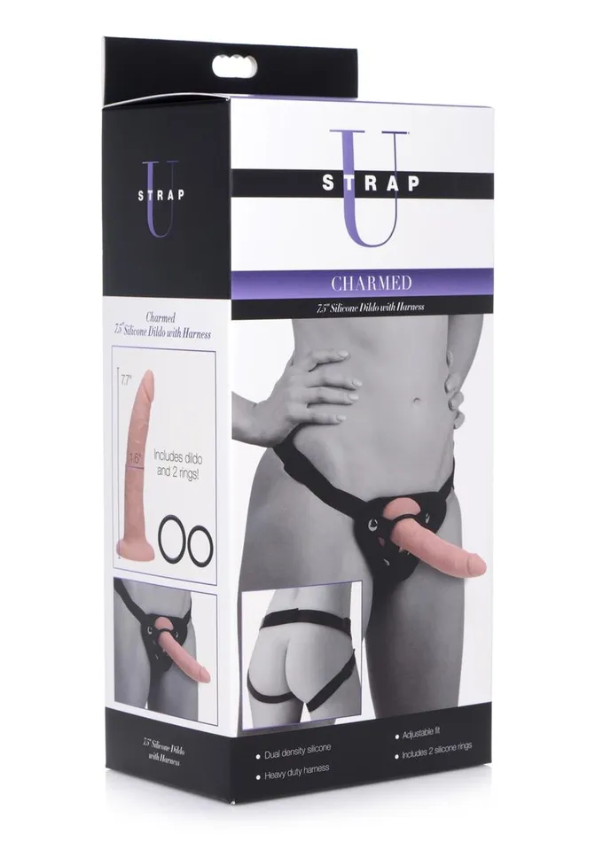 Female Sex Toys STRAP U StrapU Charmed Silicone Dildo with Harness