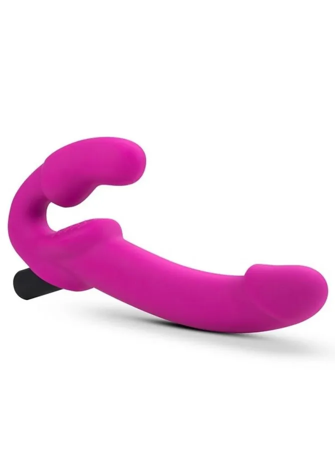 Female Sex Toys Temptasia Temptasia Estella Strapless Silicone Vibrating Dildo with Rechargeable Bullet