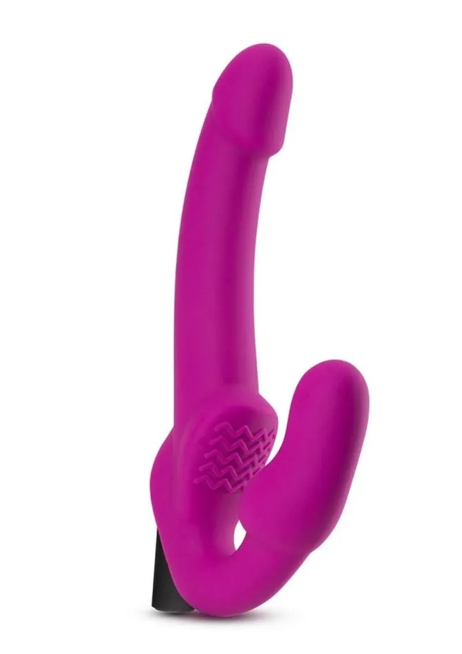 Female Sex Toys Temptasia Temptasia Estella Strapless Silicone Vibrating Dildo with Rechargeable Bullet