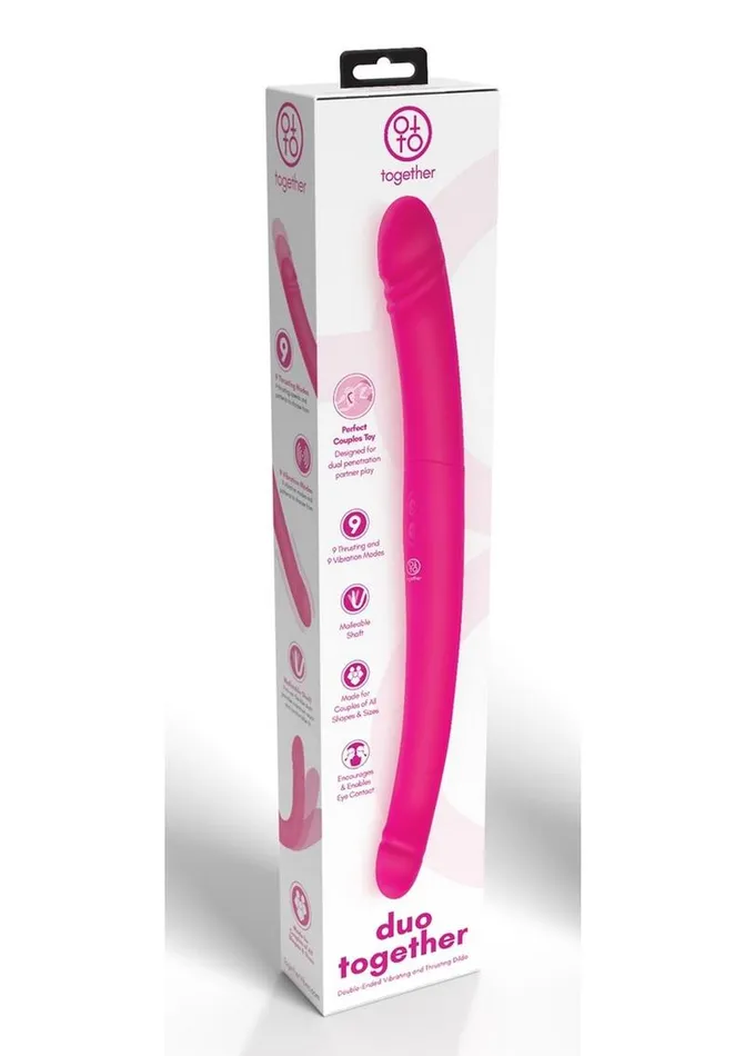 Female Sex Toys Together Toys Together Toys Duo Together Silicone Rechargeable Double Vibrator
