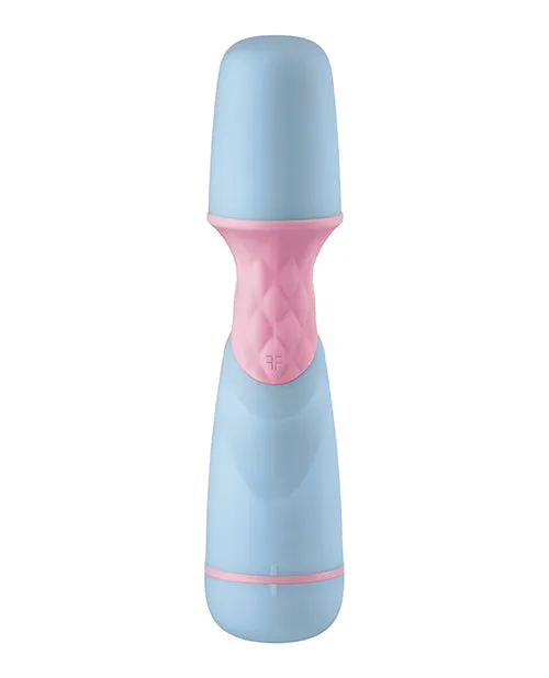 Femme Funn Ffix Mini Wand Vibrator Blue Vvole Vibrators