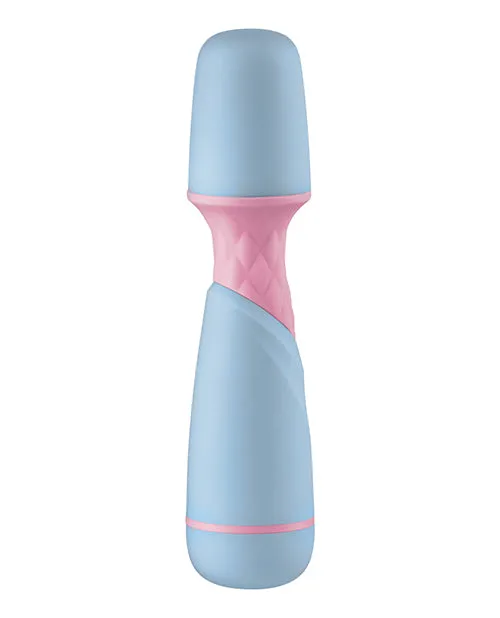 Femme Funn Ffix Mini Wand Vibrator Blue Vvole Vibrators