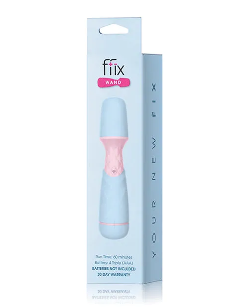 Femme Funn Ffix Mini Wand Vibrator Blue Vvole Vibrators