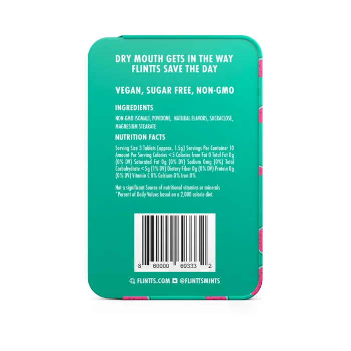 Flintts Mints Vibrators Flintts Mouthwatering Mints Cool Watermelon FS 100