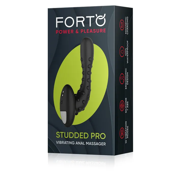 FORTO Anal FORTO Studded Pro Plug Black