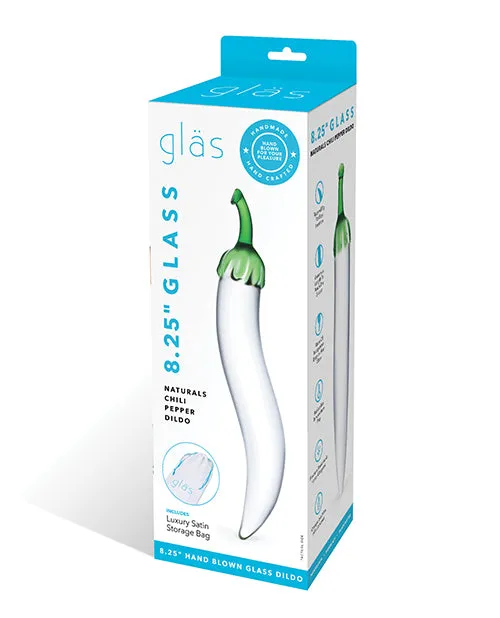 Glas Glass Naturals Chili Pepper Dildo Glas Dildos
