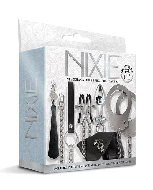 Global Novelties LLC Couples Nixie Interchangeable 8 pc Bondage Kit
