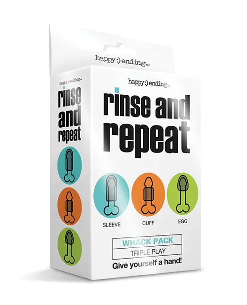 Global Novelties LLC Rinse Repeat Whack Pack Triple Play Couples
