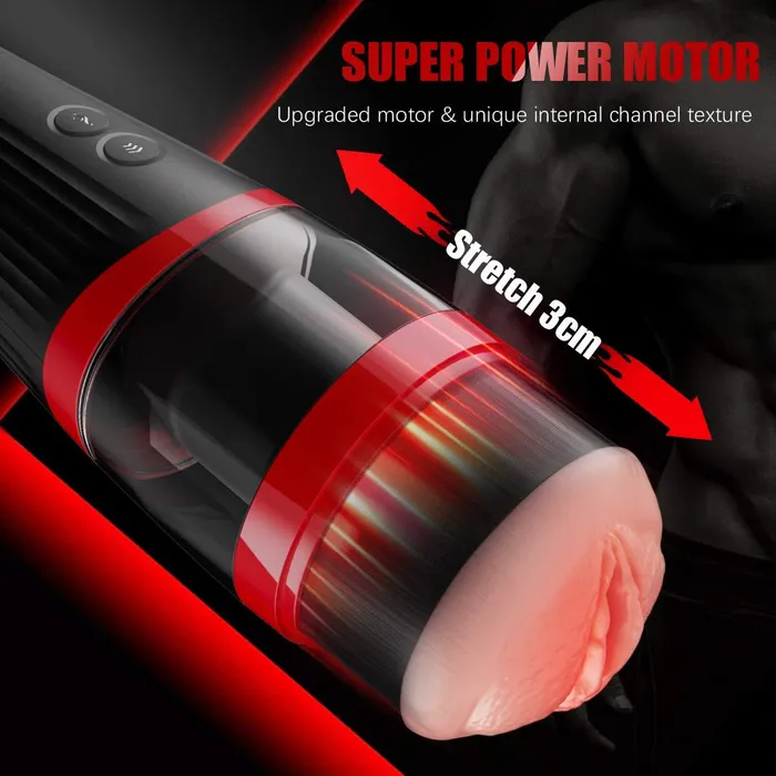 Handsfree Masturbator Thrusting Sex Toy Vibrating Cup ADLTOYFUN Male Sex Toys