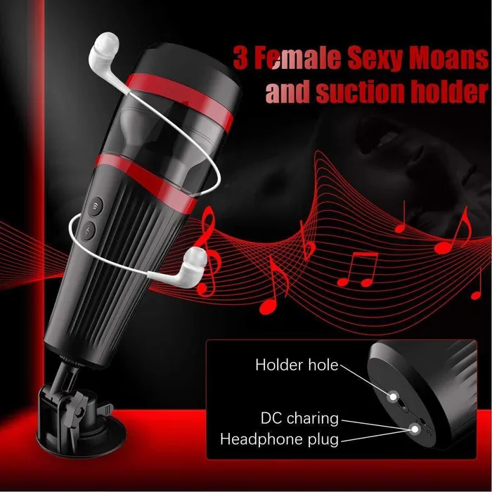 Handsfree Masturbator Thrusting Sex Toy Vibrating Cup ADLTOYFUN Male Sex Toys