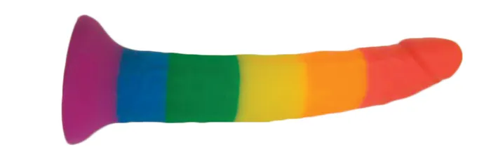 Hott Products Rainbow 7 StrapOn Dildo w Harness Female Sex Toys
