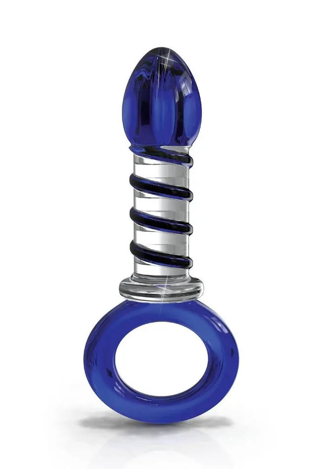 Icicles Male Sex Toys Icicles No 81 Textured Glass Juicer Anal Probe
