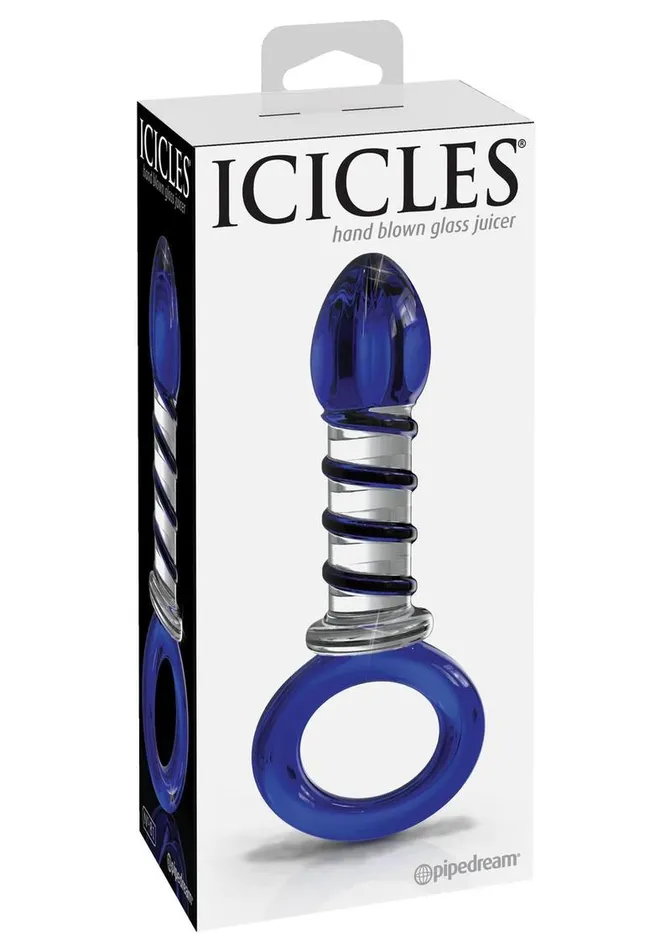 Icicles Male Sex Toys Icicles No 81 Textured Glass Juicer Anal Probe Icicles Male Sex Toys Icicles No 81 Textured Glass Juicer Anal Probe