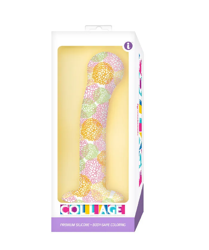 Icon Brands Dildos Collage Catch the Bouquet GSpot Silicone Dildo