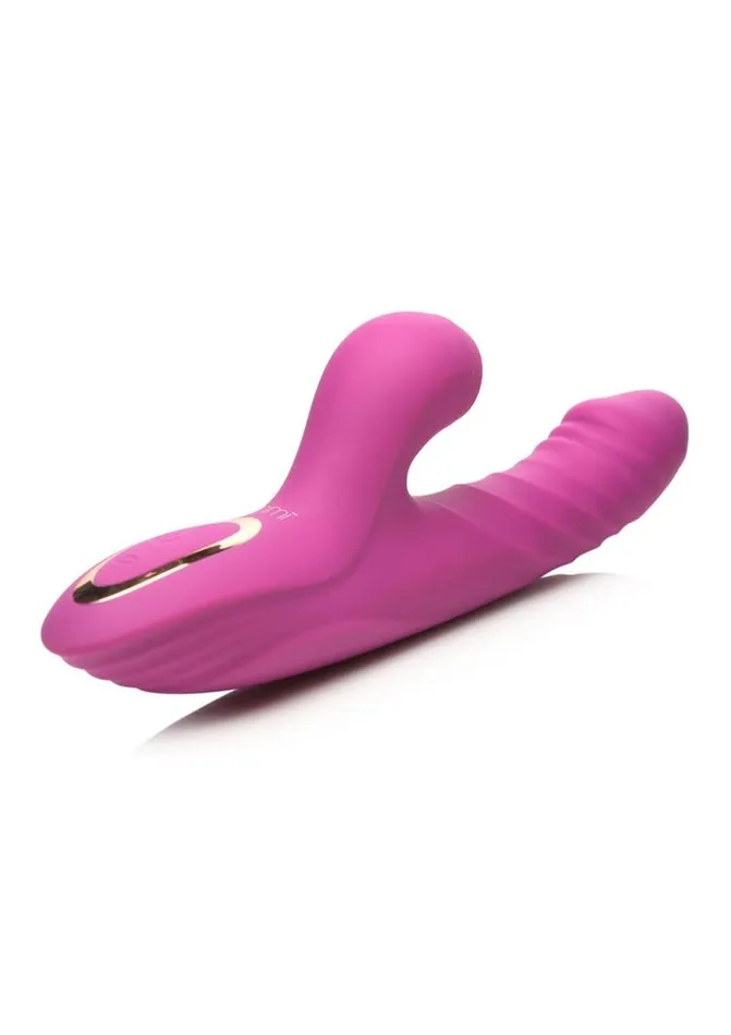 Inmi Bumping Bunny Thrusting Pulsing Rechargeable Silicone Rabbit Vibrator Inmi Female Sex Toys Inmi Bumping Bunny Thrusting Pulsing Rechargeable Silicone Rabbit Vibrator Inmi Female Sex Toys