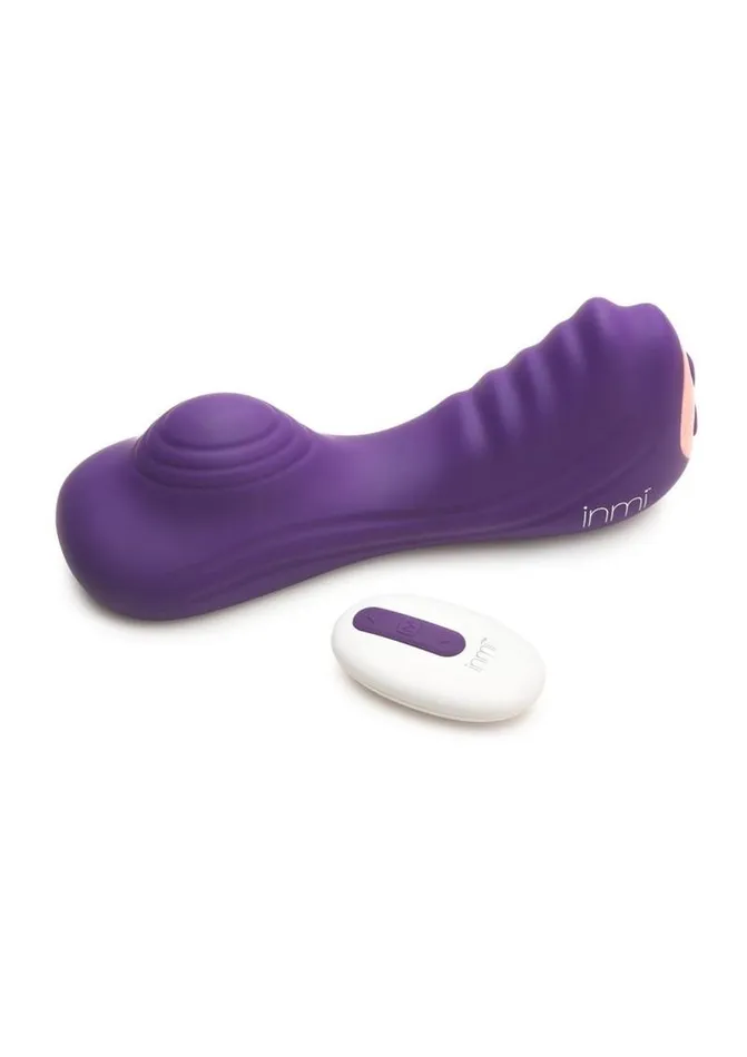 Inmi Ride N Grind 10x Vibrating Rechargeable Silicone Grinding Clitoral Stimulator with Remote Control Inmi Female Sex Toys