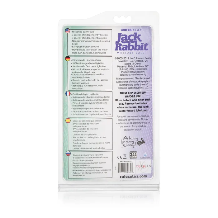 Jack Rabbit Floating Beads Waterproof CalExotics Female Sex Toys
