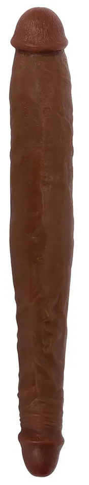 Jock 13 Tapered Double Dildo Chocolate Curve Toys Dildos