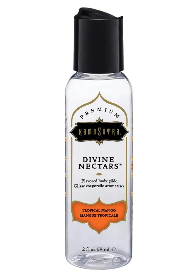 Kama Sutra Divine Nectars Water Based Flavored Body Glide Lubricant 2oz Tropical Mango Divine Nectars Lubricants Kama Sutra Divine Nectars Water Based Flavored Body Glide Lubricant 2oz Tropical Mango Divine Nectars Lubricants