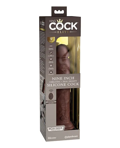 King Cock Elite 9 Vibrating Cock Brown Pipedream Products Female Sex Toys King Cock Elite 9 Vibrating Cock Brown Pipedream Products Female Sex Toys