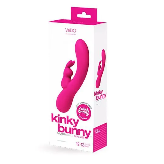 Kinky Bunny Plus Rechargeable Rabbit Pink Nice and nasty Bz Vibrators
