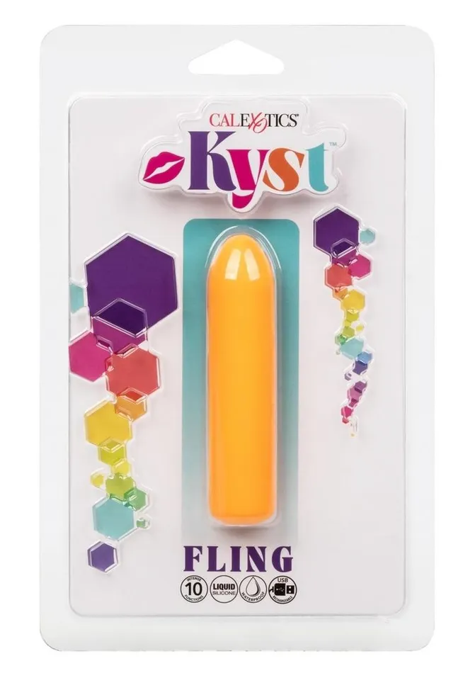 Kyst Fling Rechargeable Silicone Bullet Massager Kyst Female Sex Toys