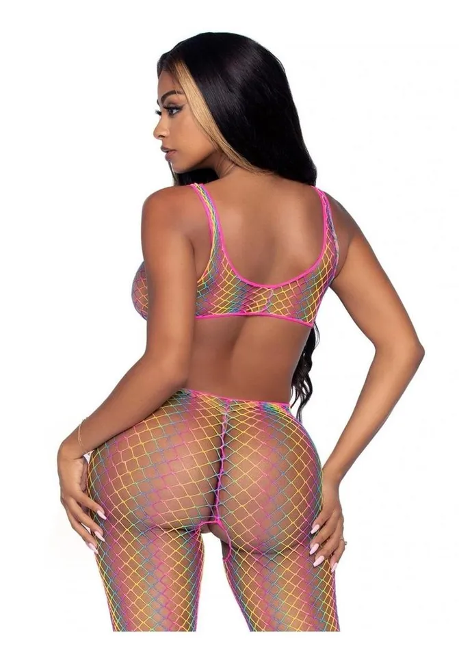 Leg Avenue Bodystockings Playsuits Leg Avenue Rainbow Net CutOut Footless Tank Bodystocking Leg Avenue Bodystockings Playsuits Leg Avenue Rainbow Net CutOut Footless Tank Bodystocking