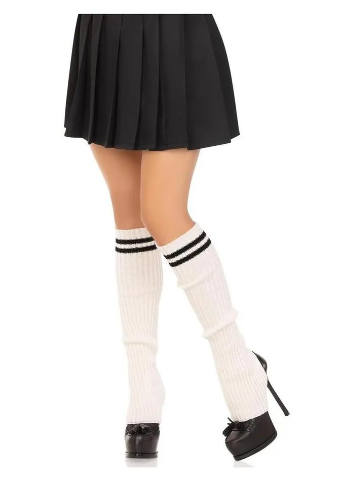 Leg Avenue Ribbed Stirrup Leg Warmers with Athletic Stripe Leg Avenue Female Sex Toys Leg Avenue Ribbed Stirrup Leg Warmers with Athletic Stripe Leg Avenue Female Sex Toys