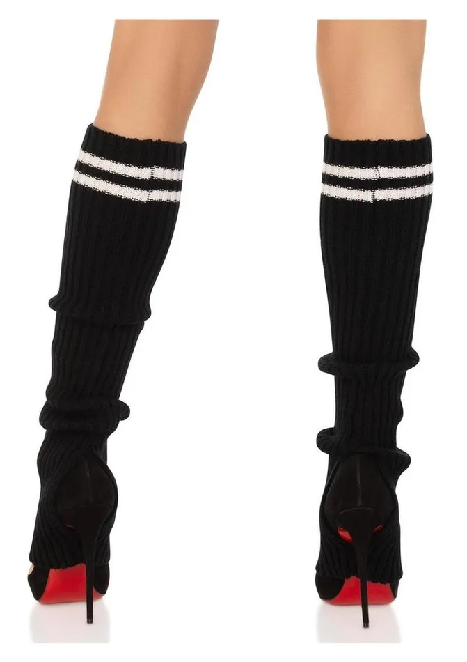 Leg Avenue Ribbed Stirrup Leg Warmers with Athletic Stripe Leg Avenue Female Sex Toys Leg Avenue Ribbed Stirrup Leg Warmers with Athletic Stripe Leg Avenue Female Sex Toys