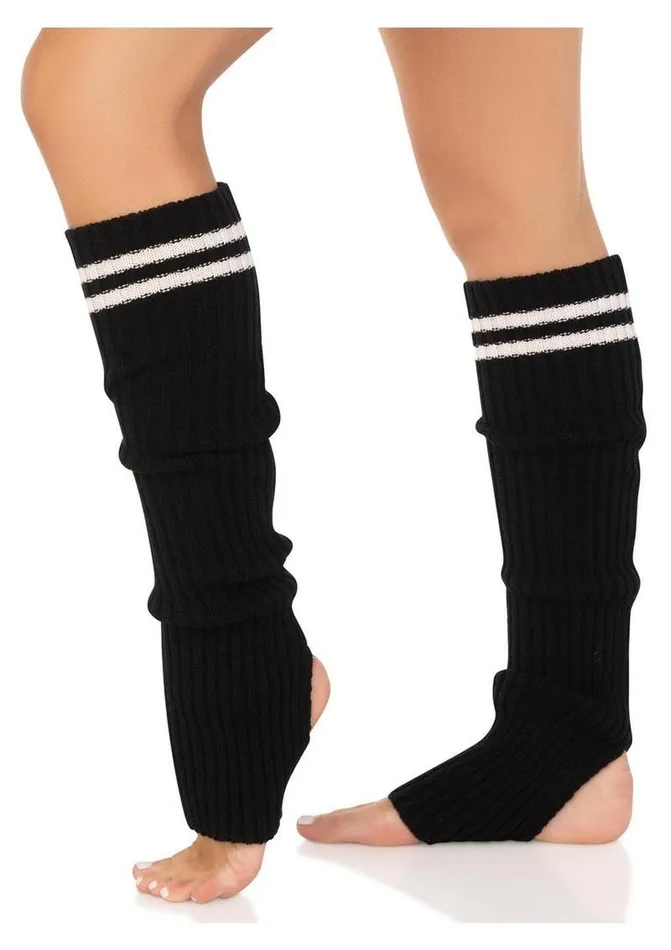 Leg Avenue Ribbed Stirrup Leg Warmers with Athletic Stripe Leg Avenue Female Sex Toys Leg Avenue Ribbed Stirrup Leg Warmers with Athletic Stripe Leg Avenue Female Sex Toys