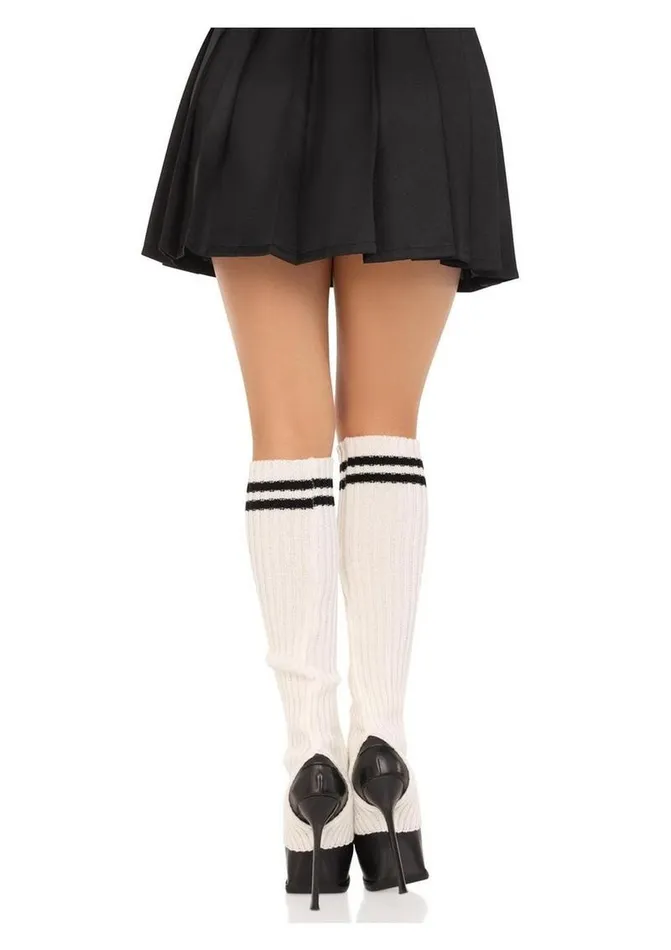Leg Avenue Ribbed Stirrup Leg Warmers with Athletic Stripe Leg Avenue Female Sex Toys Leg Avenue Ribbed Stirrup Leg Warmers with Athletic Stripe Leg Avenue Female Sex Toys