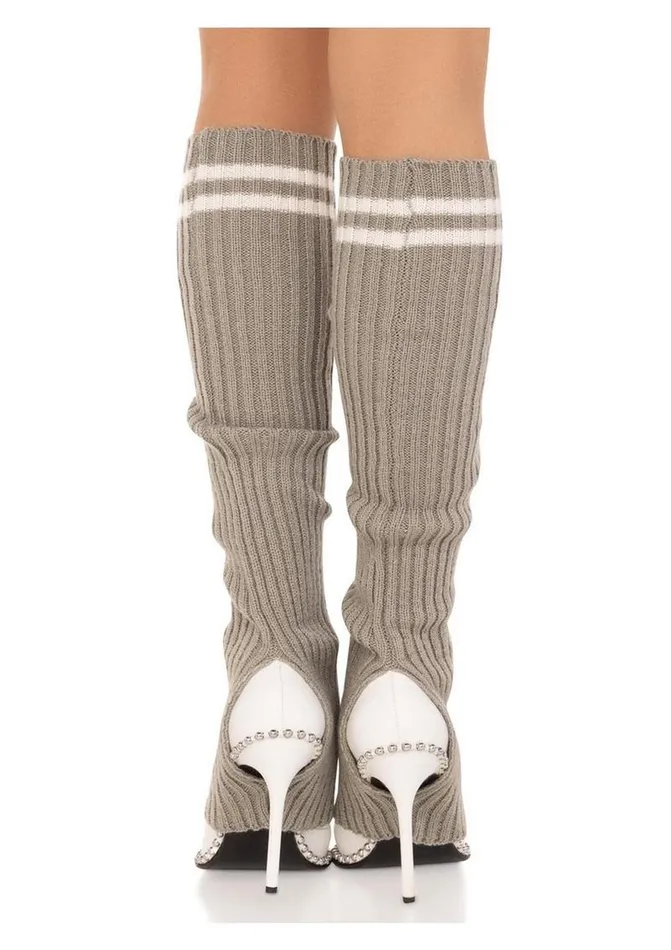 Leg Avenue Ribbed Stirrup Leg Warmers with Athletic Stripe Leg Avenue Female Sex Toys Leg Avenue Ribbed Stirrup Leg Warmers with Athletic Stripe Leg Avenue Female Sex Toys