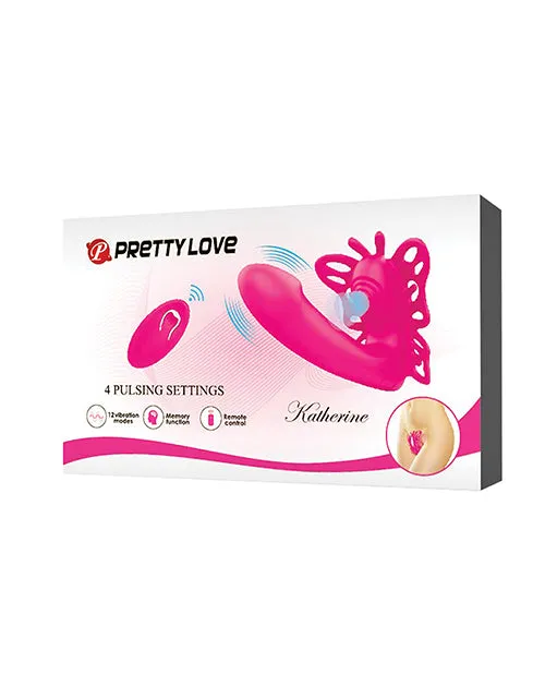 Liaoyang Baile Health Care Produ Katherine Wearable Butterfly Vibe Fuchsia Vibrators