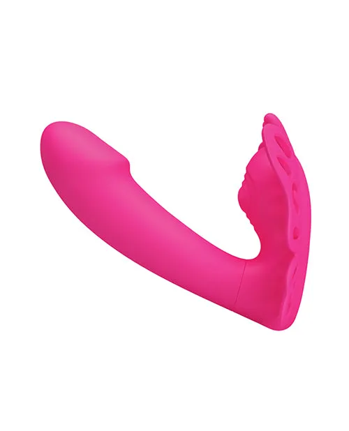 Liaoyang Baile Health Care Produ Katherine Wearable Butterfly Vibe Fuchsia Vibrators
