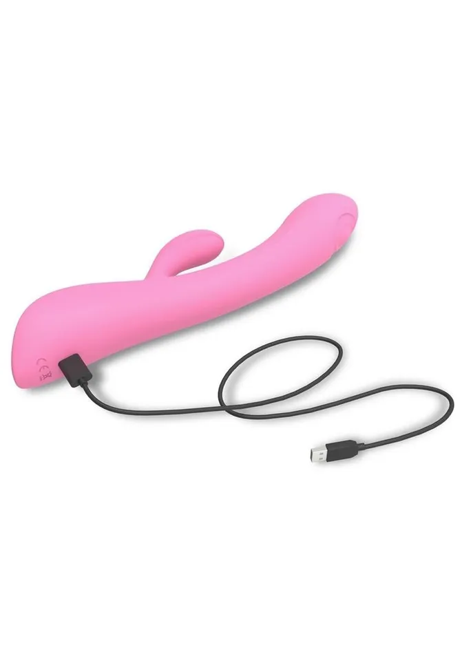 Love to Love Female Sex Toys Bunny and Clyde Rechargeable Silicone Rabbit Vibrator