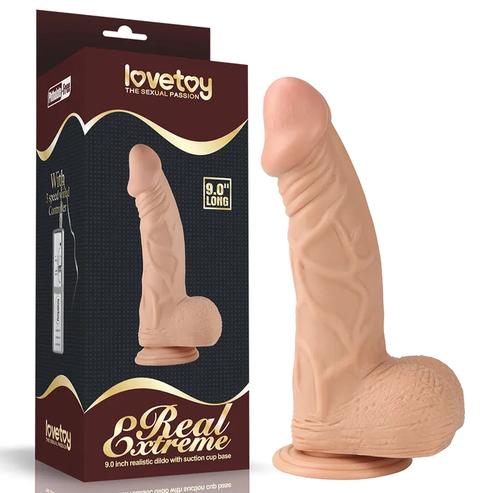 Lovetoy Dildos Lovetoy Real Extreme 9 Realistic Dildo FAT SuctionCup Balls Lovetoy Dildos Lovetoy Real Extreme 9 Realistic Dildo FAT SuctionCup Balls
