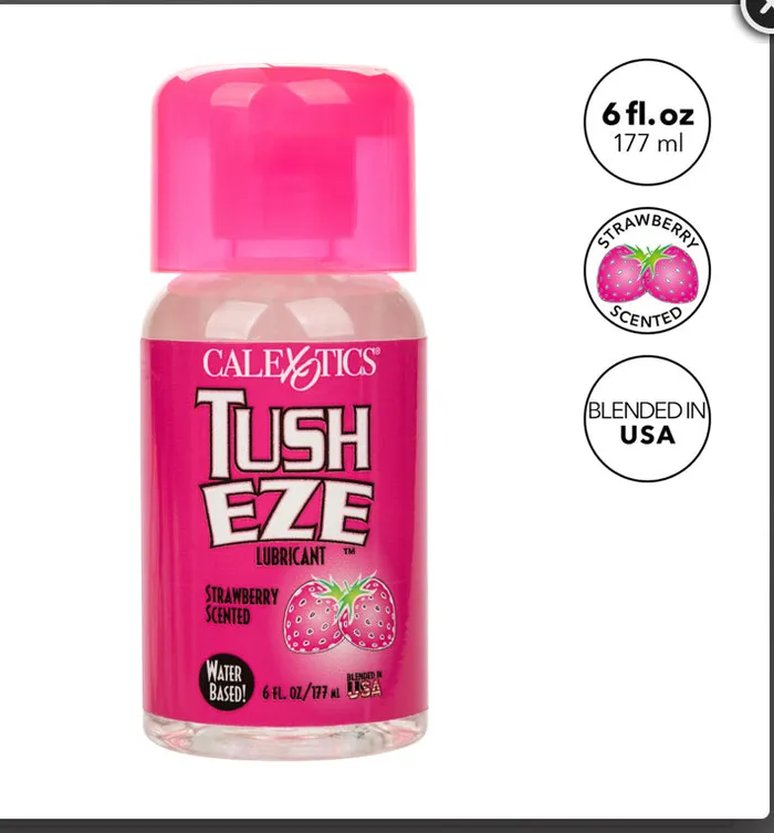 Lubricants Tush Eze Lubricant Strawberry Scented Nice and nasty Bz