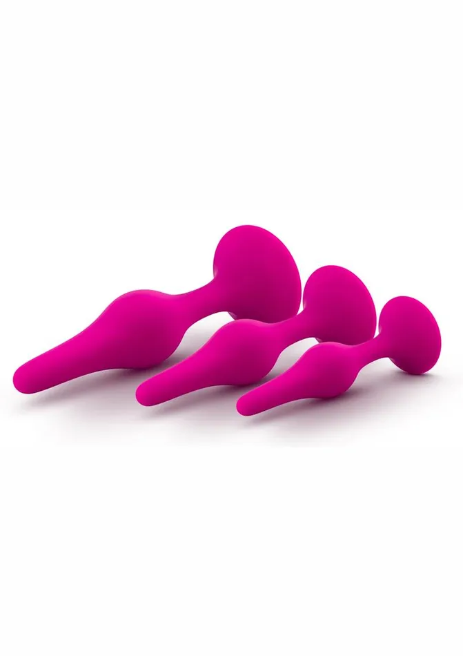 Luxe Anal Luxe Beginner Plug Kit Silicone Butt Plugs 3 Sizes