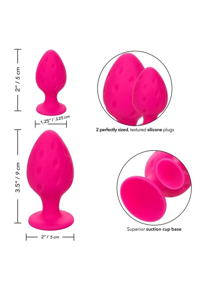 Male Sex Toys Cheeky Cheeky Silicone Textured Anal Plugs
