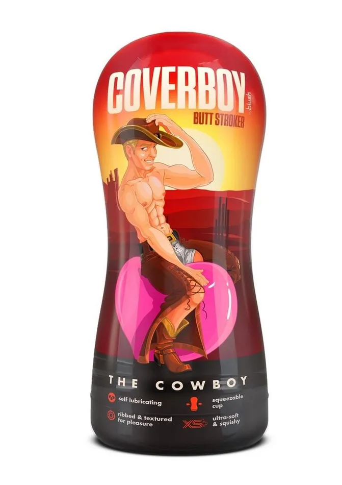Male Sex Toys Coverboy Loverboy Cowboy Self Lubricating Anal Pocket Stroker