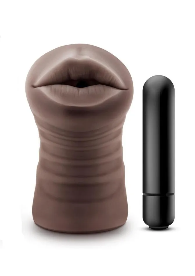 Male Sex Toys EnLust Enlust Kristal Dual End Vibrating Stroker Mouth