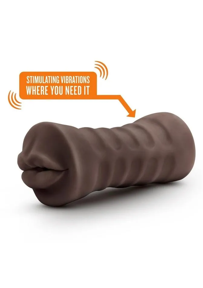 Male Sex Toys EnLust Enlust Kristal Dual End Vibrating Stroker Mouth