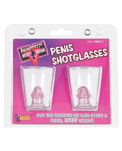Male Sex Toys Forum Novelties Bachelorette Penis Shot Glasses 2pk