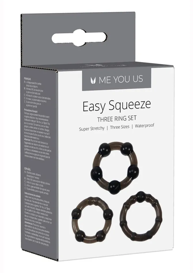 Male Sex Toys Me You Us ME YOU US Easy Squeeze Cock Ring