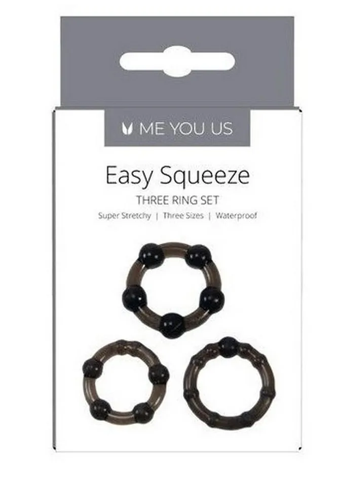 Male Sex Toys Me You Us ME YOU US Easy Squeeze Cock Ring